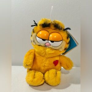 1978-1981 Vintage Garfield The Cat Plush Stuffed Animal Toy by Dankin  NWT